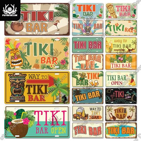 Printable Tiki Bar Sign