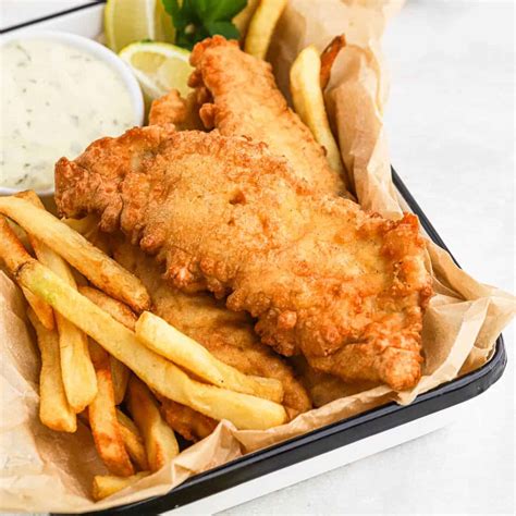 Delicious Homemade Fish And Chips Bring The Flavor Of The Sea To Your