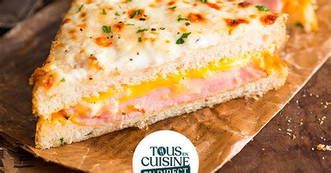 Croque monsieur croustillant à la poêle