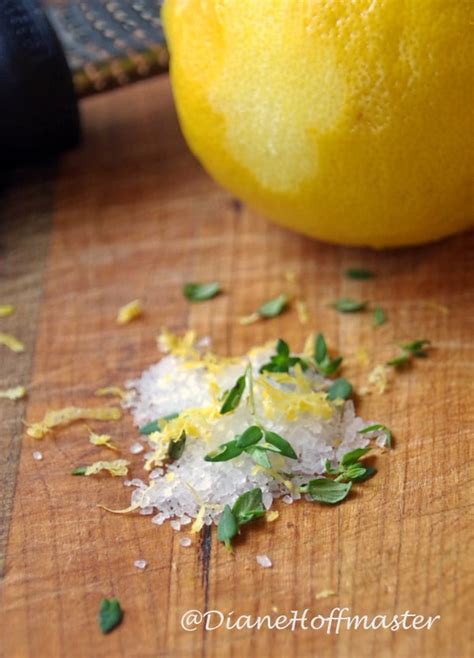 Lemon Thyme Infused Sea Salt Is Perfect For Your Seafood Recipe