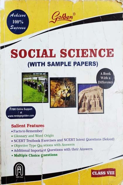 Golden Social Science With Sample Paper For Class 8th Deep Online Store