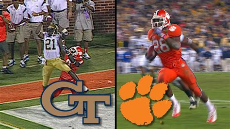 Clemson Vs Georgia Tech Greatest Games Since 2000 Youtube