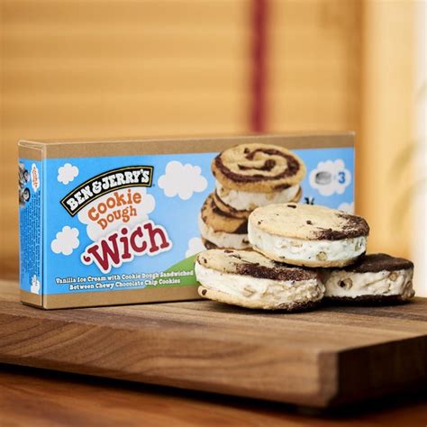 Ben And Jerrys Wich Cookie Dough Ice Cream Sandwich Ocado