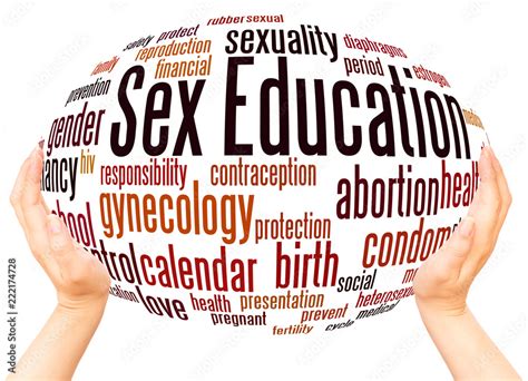 Sex Education Word Cloud Hand Sphere Concept Stock Illustration Adobe