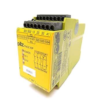 Amazon PILZ PNOZ X3P 24VDC 24VAC 3N O 1N C 1SO Safety Relay Safety