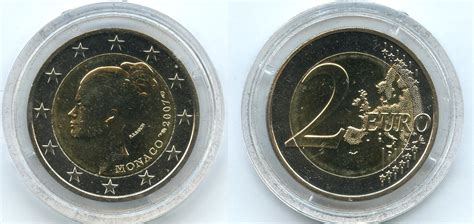 NumisBids Holmasto Auction 160 Lot 65 Foreign Coins Monaco 2 Euro