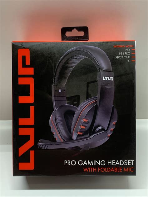 Lvlup Pro Gaming Headset With Foldable Mic Ps4 Ps4 Pro Xbox One And Pc New Ebay