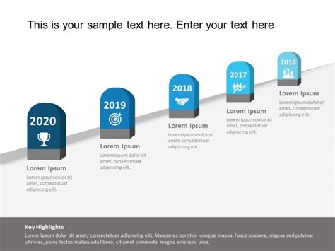 Milestone Chart PowerPoint Template