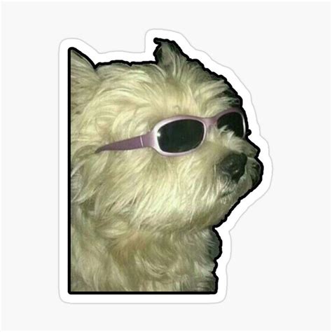 Dog Meme Sticker For Sale By Stickerstori