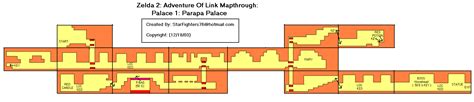 Zelda II: The Adventure of Link Palace 1: Parapa Palace Map (GIF) - StarFighters76 - Neoseeker ...