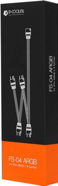 Розгалужувач живлення вентиляторів ID-Cooling FS-04 ARGB Splitter 1-4 ...