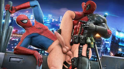 Rule 34 Anal Anal Sex Deadpool Domredsins Gay Gay Sex Male Malemale