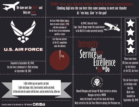 Examples Of Infographics For The Air Force