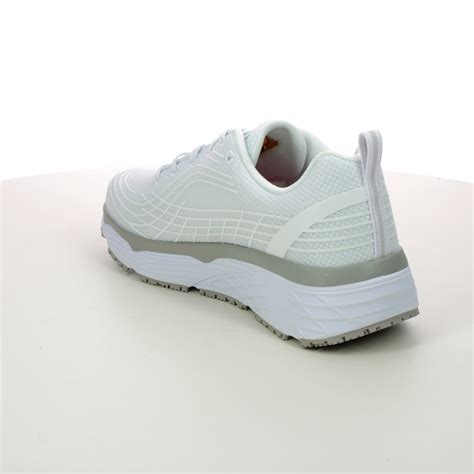 Skechers Work Max Cushioning Elite Slip Resistant Wht White Womens Trainers 108016ec