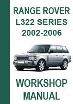 Range Rover Repair Manuals Workshop Manuals Service Manuals