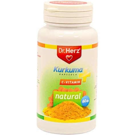 Dr Herz Kurkuma C Vitamin Kapszula Db Magyar Eg Szs Gbolt