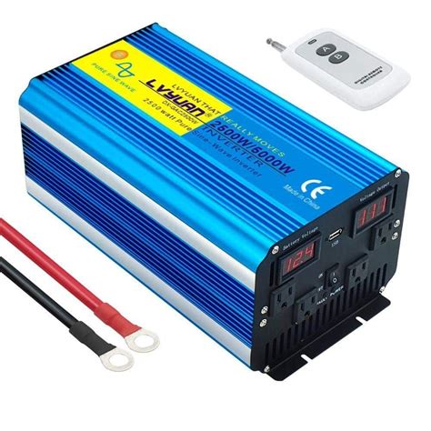 8000W Pure Sine Wave Power Inverter DC 12V 24V 48V To AC 110V 120V Voltage Converter - Dartello