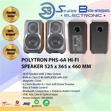 Jual Polytron Phs A Hi Fi Speaker X X Mm New Khusus