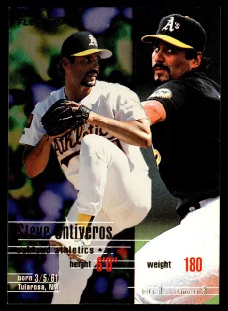 1995 FLEER 251 Steve Ontiveros Oakland Athletics EUR 1 93 PicClick FR