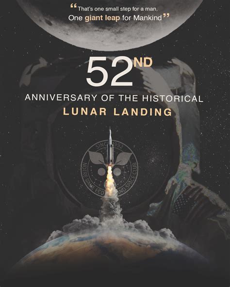 52nd Moon Landing Anniversary Poster for NDESC :: Behance