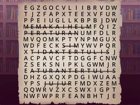 Teka Teki Silang Wordsearch