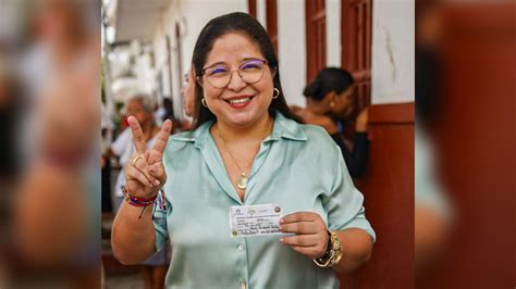 Elecciones regionales 2023 Alcira Sandoval Ibañez elegida como la