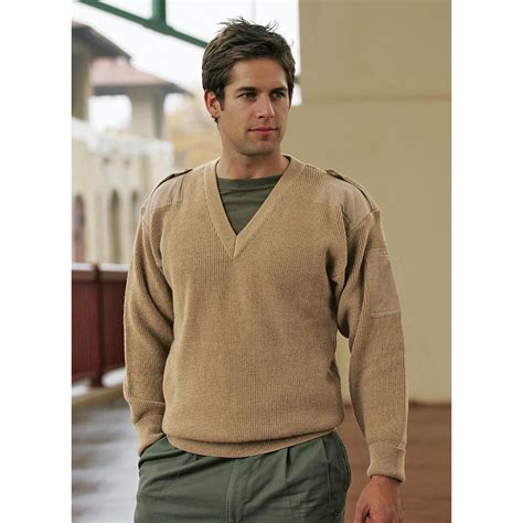 New British Wool Commando Sweater - 90134, Military & Tactical Shirts at Sportsman's Guide