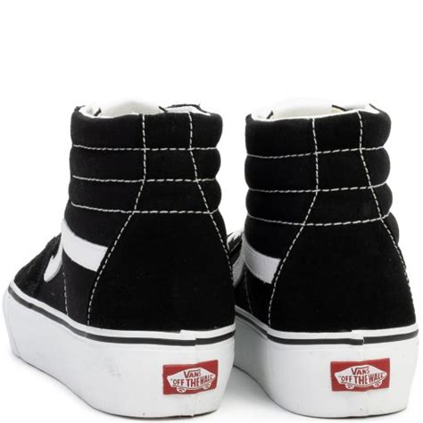 Tênis SK8 HI Plataforma Cano Alto Vans V100200130 Preto Sapato Show