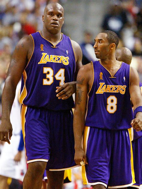 Shaquille O'Neal & Kobe Bryant | Shaquille o'neal, Shaq and kobe, Kobe