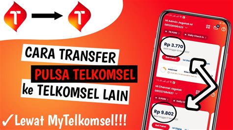 Cara Transfer Pulsa Telkomsel Ke Telkomsel Lewat Mytelkomsel Youtube