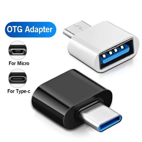 USB 3.0 Type C Micro OTG Cable Adapter Type C USB C OTG Converter For ...