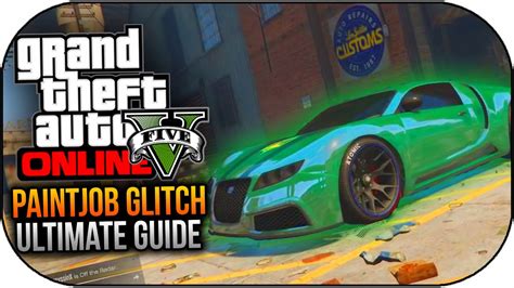 Gta 5 Online Ultimate Paintjob Glitch Guide All Colour Glitches