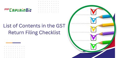 Last Minute Checklist For Gst Return Filing Gst Submission