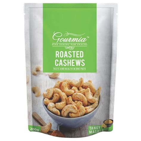 Gourmia Tangy Masala Roasted Cashews 200 G JioMart