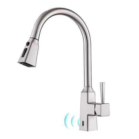 Aimadi Single Handle Touchless Pull Down Sprayer Kitchen Faucet With