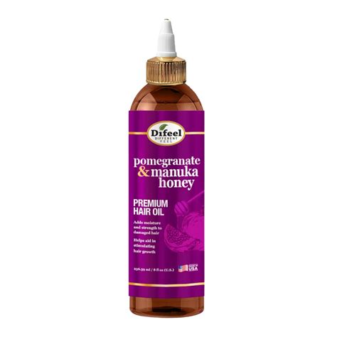 Difeel Pomegranate And Manuka Honey Premium Hair Oil 8 Oz Supreme Hair And Beauty