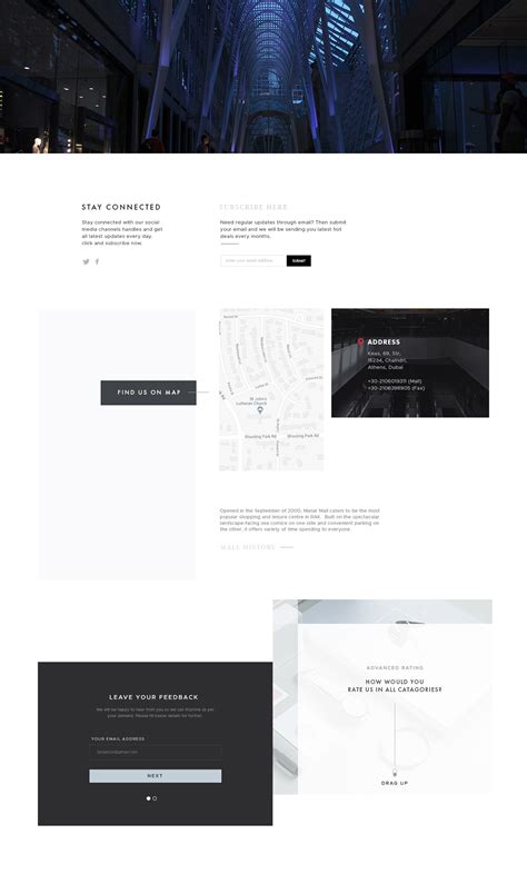Dubai - Mall Website (Royal & Clean Designs :: Behance