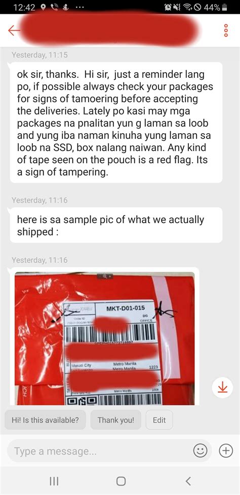 For Those Who Order High Value Items Like Electronics From Shoppee And