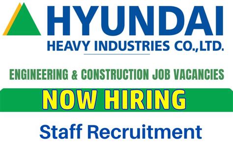 Hyundai Job Vacancies Engineering Construction Careers