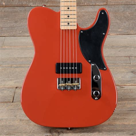 fender noventa telecaster fiesta red chicago  exchange