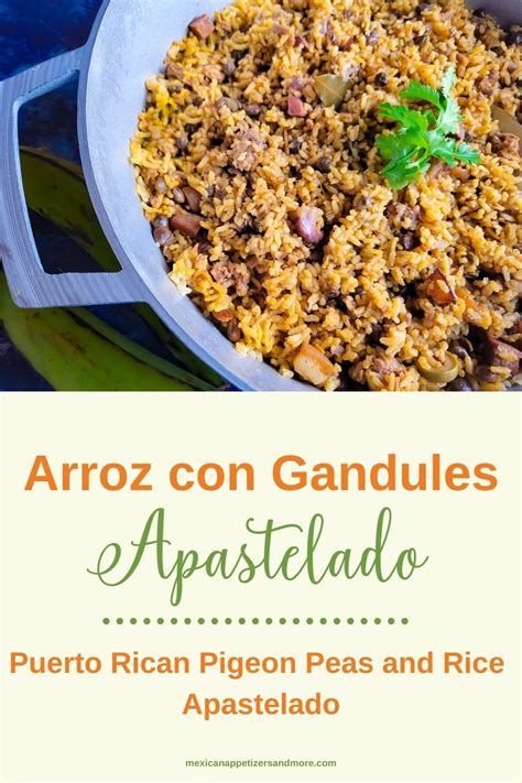 Arroz Con Gandules Apastelado Recipe Arroz Con Gandules Boricua