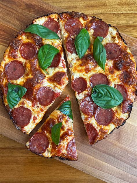 Cast Iron Pizza With Soppressata And Hot Honey Hailee Catalano Recipes Cafe Hailee