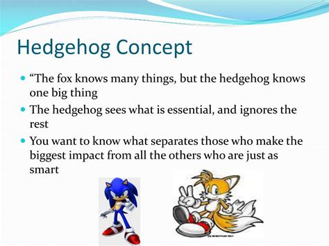 PPT - Hedgehog Concept PowerPoint Presentation, free download - ID:2944543