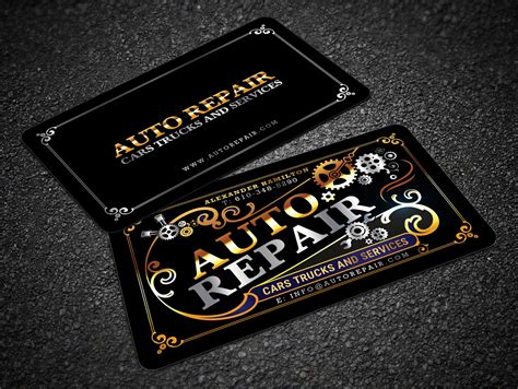 Car Repair Business Card Psd