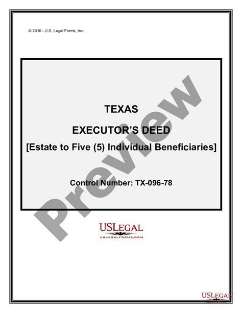 Texas Estate Forms Us Legal Forms