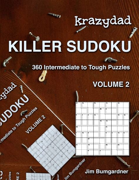 Krazydad Killer Sudoku Volume 2: 360 Intermediate to Tough Puzzles by ...