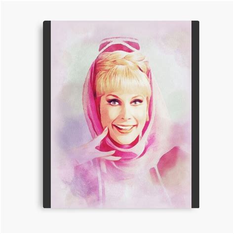 Barbara Eden Vintage Actress Classic Canvas Print For Sale By