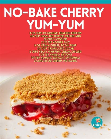 No Bake Cherry Yum Yum Recipe