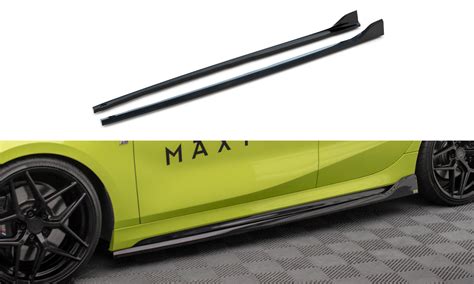 Side Skirts Diffusers V For Bmw F M Pack M I Gloss Black Our