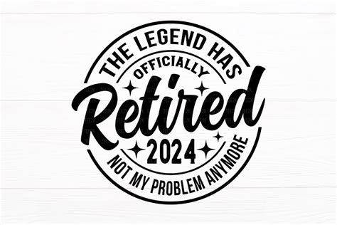 The Legend Has Officially Retired Graphic By AppearanceCraft Creative